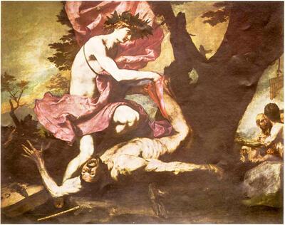 Jusepe de Ribera, Marsyas door Apollo gevild, 1637