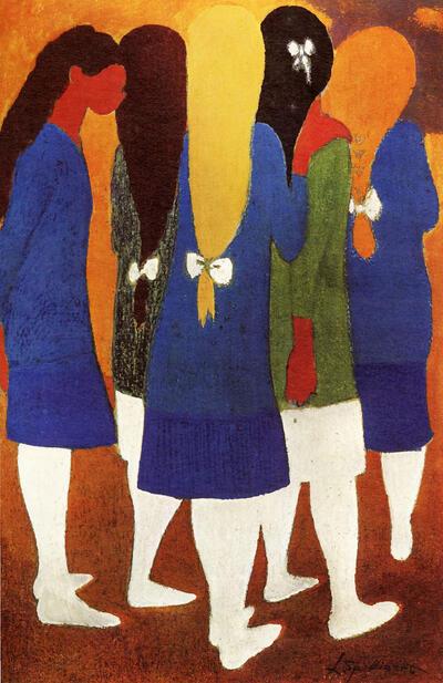 Leon Spilliaert, Meisjes met witte kousen 