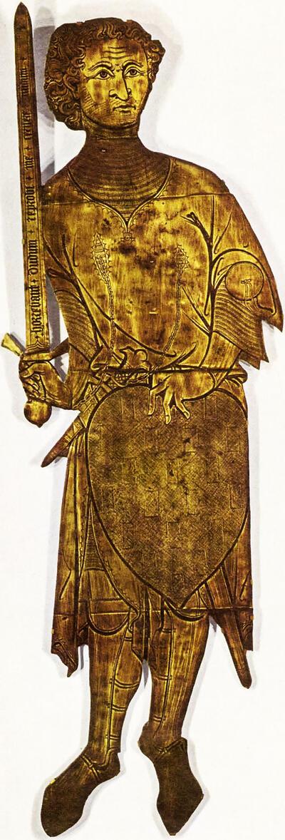 Onbekend Meester, Grafplaat van Willem Wenemaer, 14de eeuw