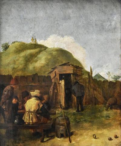 Adriaan Brouwer, Drinkebroers aan tafel, De Bolspelers 