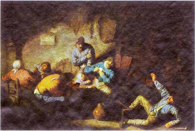 Adriaan van Ostade, Herbergtoneel 