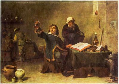 David Teniers de Jonge, De dorpsdokter 