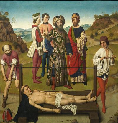 Dirk Bouts, De Marteling van de Heilige Erasmus 