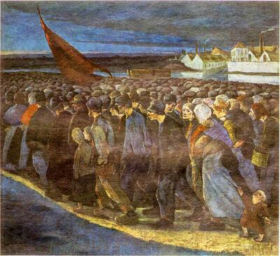 Eugeen Laermans, Stakingsavond, 1893