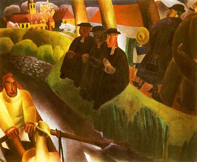 Frits van den Berghe, Zondag aan de Leie, 1924