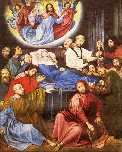 Hugo Van der Goes, De Dood van Onze-Lieve-Vrouw 