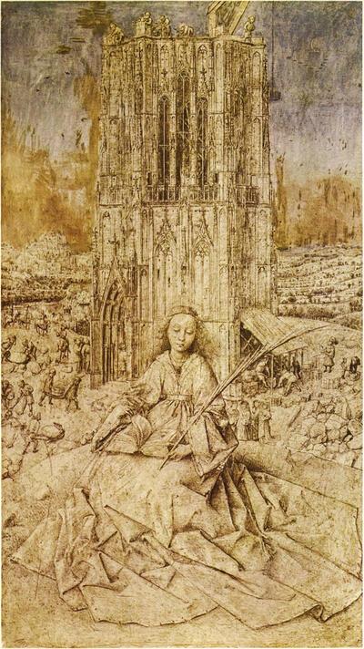 Jan Van Eyck, De heilige Barbara, 1437
