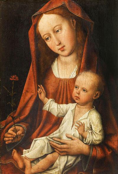 Meester van de Magdalenalegende, Madonna met de Anjer 