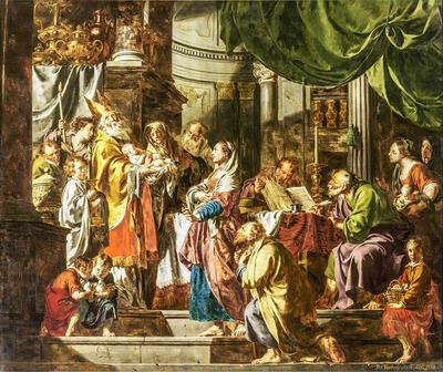 Pieter Jozef Verhaghen, Jezus' opdracht in de tempel 