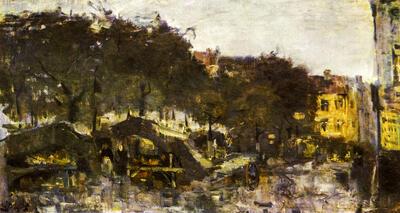 Willem Vogels, De Groentemarkt te Oostende 