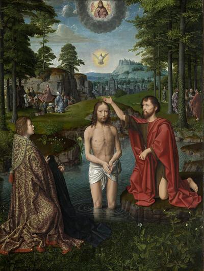 Gerard David, De Doop van Christus 