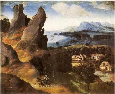 Joachim Patinir, Landschap met de Vlucht naar Egypte 