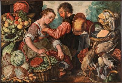 Joachim Beuckelaer, Groenteverkoopster