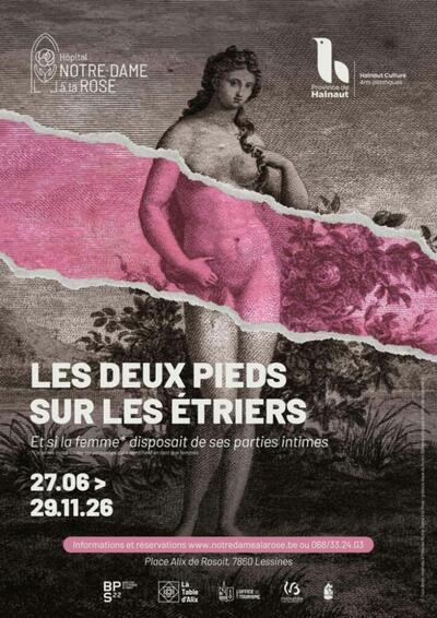 Affiche expo Met beide voeten op de beugels