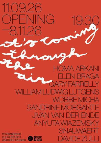 Affiche It's coming through the air