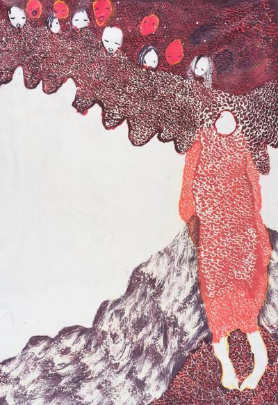 Portia Zvavahera, Imba Yerumbidzo (detail), 2024