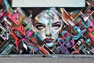 Locatelli en Rise One, Antwerpen, Sint-Erasmusstraat, Street art