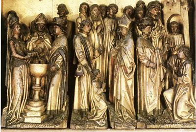 Slnt-Leonardusretabel. Sint-Leonarduskerk, Zoutleeuw. 1476-1478
