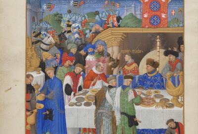 Les Très Riches Heures Mona Lisa van de handschriften