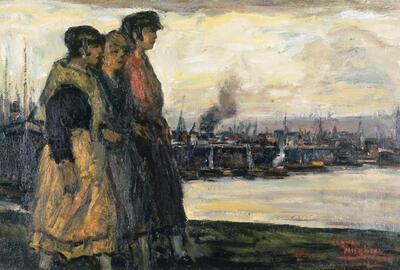 De geveltoerist: Eugeen van Mieghem brengt Antwerpse dokken tot leven