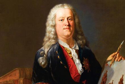 Giovanni Niccolò Servandoni, Zelfportret, olieverf op doek