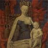 Jean Fouquet Madonna met Jezuskind, door engelen omgeven