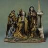Anoniem  De geboorte van Christus met engelen en herders