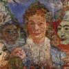 James Ensor, De oude dame met de maskers