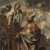 Theodoor van Loon St. Hubertus ontvangt de stool