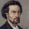 Franz Courtens, Zelfportret, ca. 1877, olieverf op hout, 40 x32 cm