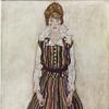 Egon Schiele - Portret van zijn vrouw Edith