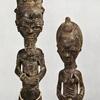 Staande mannelijke en vrouwelijke figuur, Baule-Atieh, West-Afrika