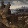 Joachim Patinir, Landschap met de Vlucht naar Egypte, Paneel,