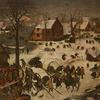 Pieter Bruegel, De Volkstelling, Olieverf op paneel, 