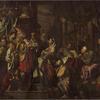 Pieter Jozef Verhaghen, Jezus' opdracht in de tempel, Olieverf op linnendoek,