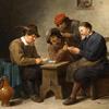 David Teniers de Jonge (1610-1690),  Kaartspelers in een herberg, ca. 1644-1645, olie op paneel, collectie