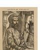 Portret van Andreas Vesalius, De Humani Corporis Fabrica, Basel, 1543