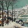 Pieter Bruegel de Oude, Jagers in de sneeuw (winter), 1565, olieverf op paneel, 117 x 162 cm, Kunsthistorisches Museum, Wenen
