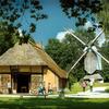 Zicht op de ‘Bruegelhoeve’, Openluchtmuseum Bokrijk, Bruegel,