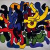 Fernand Léger, Les grands plongeurs noirs, 1944, olieverf op doek, 