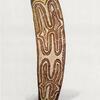 Hout, in reliëf uitgesneden en beschilderd, 165 cm, Asmat