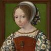 Cat. 64/ Jan Gossaert, Portret van een meisje met een armillarium (prinses Dorothea van Denemarken), ca. 1530,, olieverf op eikenhouten paneel, Londen, National Gallery.
