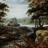 Roelandt Savery, Landschap met een kasteel, rond 1590, olieverf op paneel, Musée départemental de Flandre, Cassel 