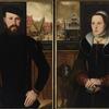 Pieter Pourbus, Portret van Jan van Eyewerve en Portret van Jacquemyne Buuck Dubbelportretten Topstukkenlijst
