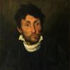 Théodore Géricault, Portret van een kleptomaan, oliverf op doek.