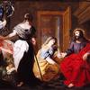 Erasmus Quellinus II en Adriaan van Utrecht, Christus in het huis van Martha en Maria. Olieverf op doek.