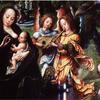 Pseudo Jan Gossaert, Triptiek met de heilige Familie en musicerende engelen, Lissabon, Museu de Arte Antiga 