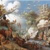 Roeland Savery (1576-1639), Na de zondvloed, Paneel, kortrijk