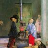 James Ensor, Squelettes voulant se chauffer, 1889