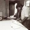 Enkele aspecten van de materiële voorbereiding van de tentoonstelling 'Hans Memling. Vijf eeuwen werkelijkheid en fictie' in het Groeningemuseum  (12 augustus-15 november 1994).  Foto's: J. Termont 